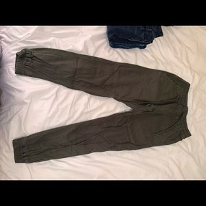 Publish Brand green joggers with deep pockets